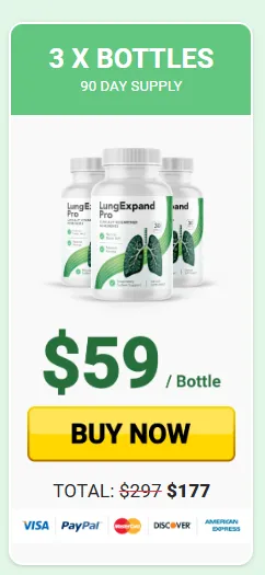 LungExpand Pro - Price - 3 Bottles