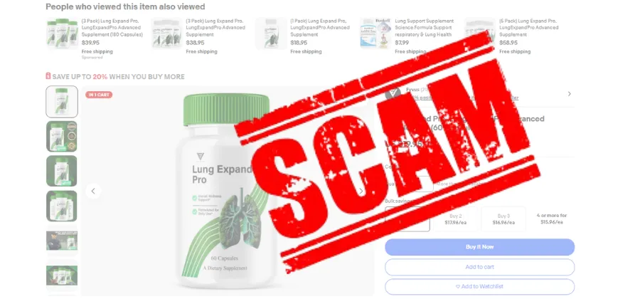 LungExpand Pro - Scam Alert