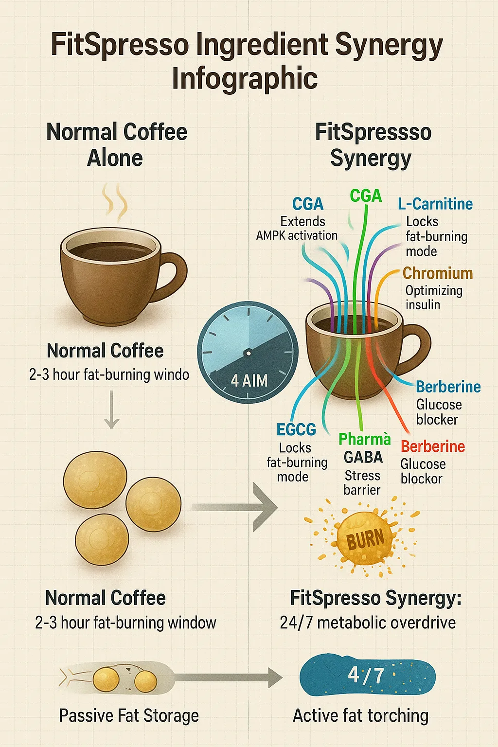 FitSpresso Ingredient Synergy Infographic